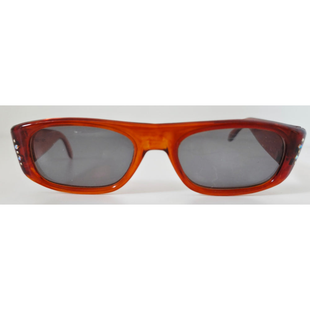 VINTAGE *NEW* 1970's Red Frame with Gray Lens Sunglasses