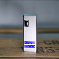 VINTAGE *NEW* 1960's Penguin Silver with Jewel Butane Lighter Japan
