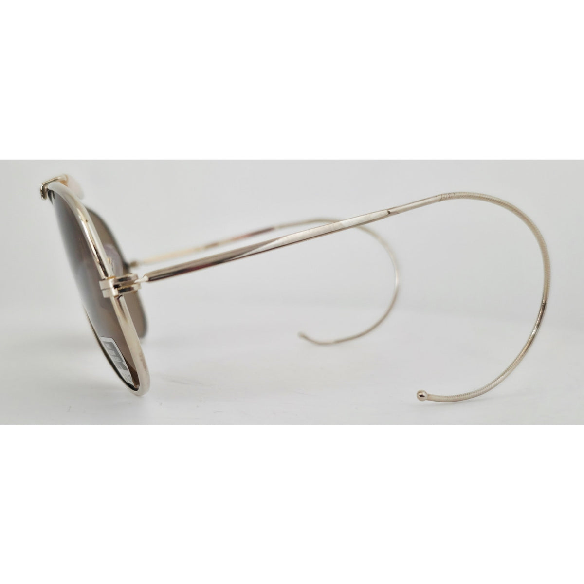 VINTAGE *NEW* 1970's Ray Max Gold Frame with Brown Lens Aviator Sunglasses