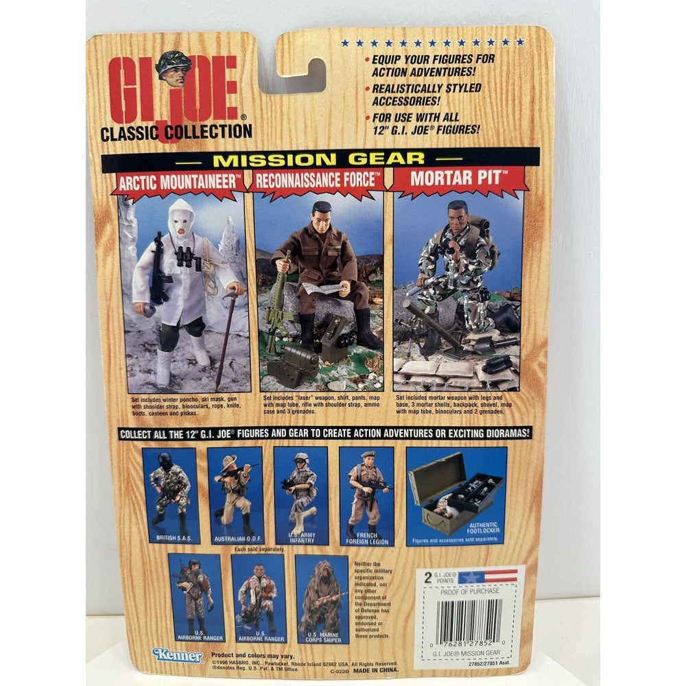 VINTAGE *NEW* 1996 GI Joe Classic Collection Arctic Mountaineer Mission Gear