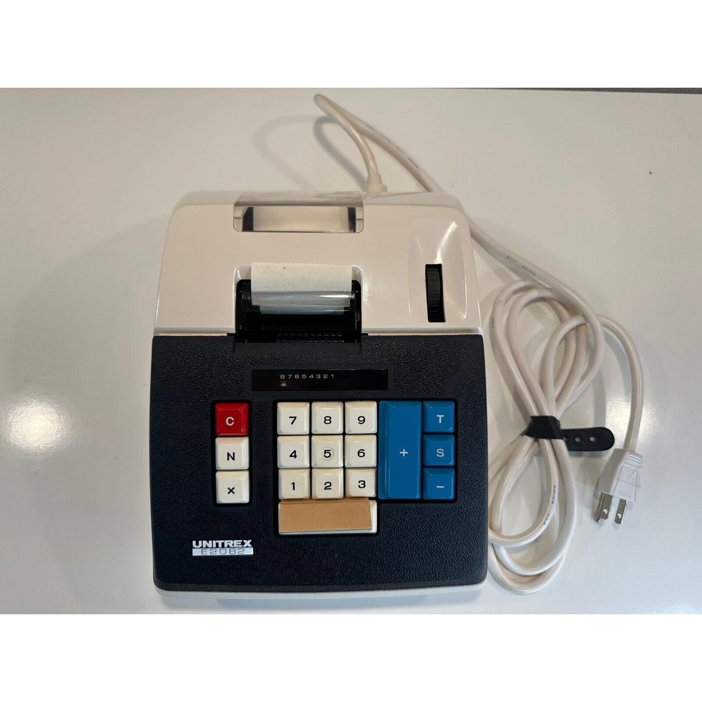 VINTAGE *NEW* 1970's Unitrex Eiko Electric E2082 10-Key Adding Machine Printer