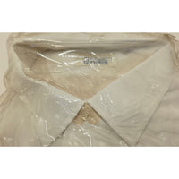 VINTAGE *NEW* 1960's Sinclare Men's White Tapered Shirt 100% Polyester Size 17-34
