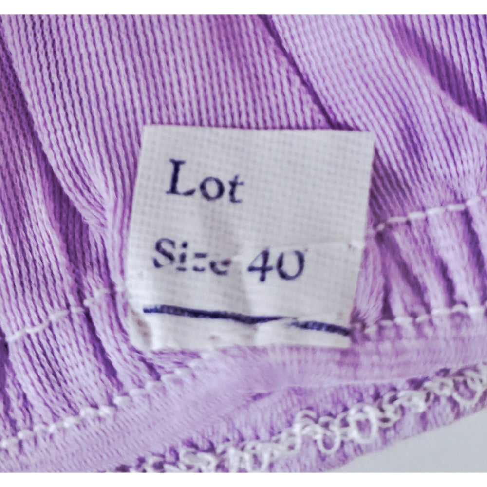 VINTAGE *NEW* 1960's ILGWU Women's Sleepwear Purple/Cream 2 Piece Size 40