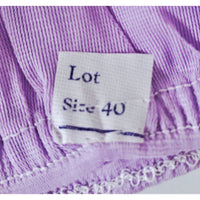 VINTAGE *NEW* 1960's ILGWU Women's Sleepwear Purple/Cream 2 Piece Size 40