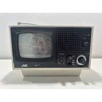 VINTAGE *NEW* 1977 JVC 3040 Solid State Portable TV Retro White