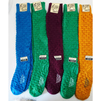 VINTAGE *NEW* 1970's Women's Knee-Hi Stretch Socks Soft Acrylic & Nylon 5 Pairs