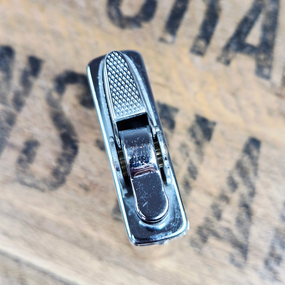 VINTAGE *NEW* 1950's Lador Silver Textured Lighter Japan