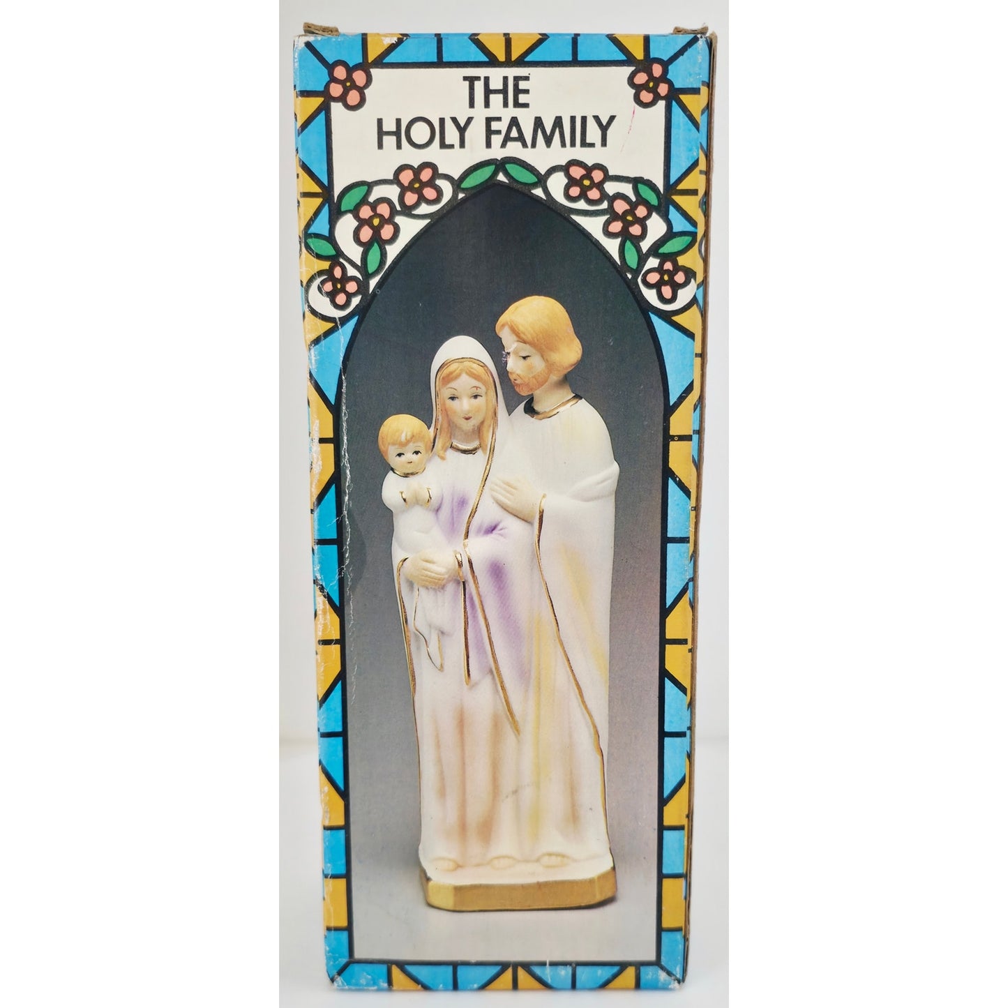 VINTAGE *NEW* 1987 Holy Family 3 Figure Porcelain Statue #8077 by ARTMARK