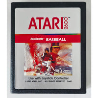 Atari 2600 1982 Baseball Video Game NOS Open Box with Wear Unsold Dealer Stock