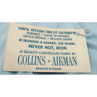 VINTAGE *NEW* 1960's Collins Aikman Women's Lt Blue w/Lace Trim Slip Skirt Sz L