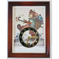 VINTAGE *NEW* 1960's Hummel Mini Hanging Clock with Chimes West Germany
